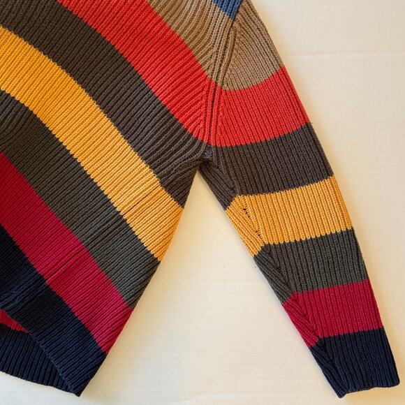 The Children's Place Boys Med Color Block Rib Knit Crew Neck Sweater - Picture 3 of 9